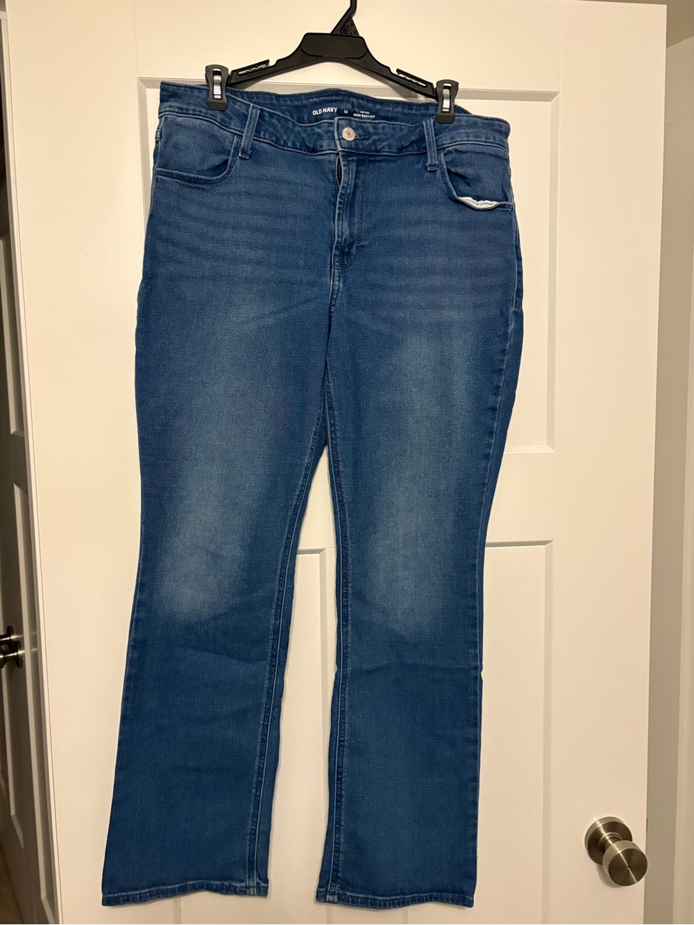 Old Navy Womenâs Blue Flare Jeans